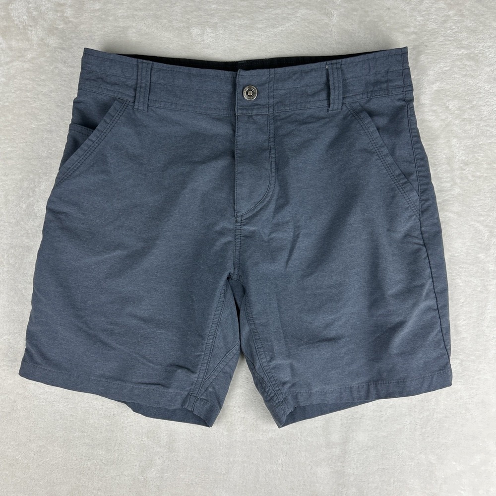 Kuhl Shorts Mens 32 Hiking Outdoor Performance Zip Pocket Lightweight Trail Navy